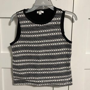 Embroidered Front Tank Top